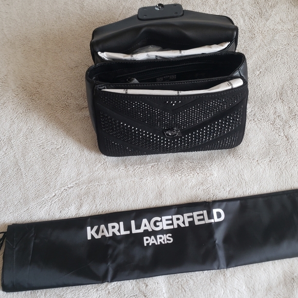 Karl Lagerfeld black purse - Picture 5 of 9